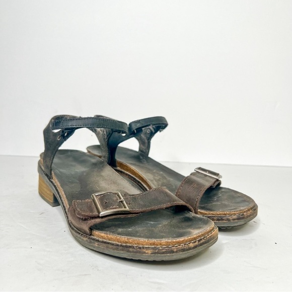Naot Boho Women’s Leather Adjustable Double Strap Sandals Size 40 9 Brown - Picture 2 of 5
